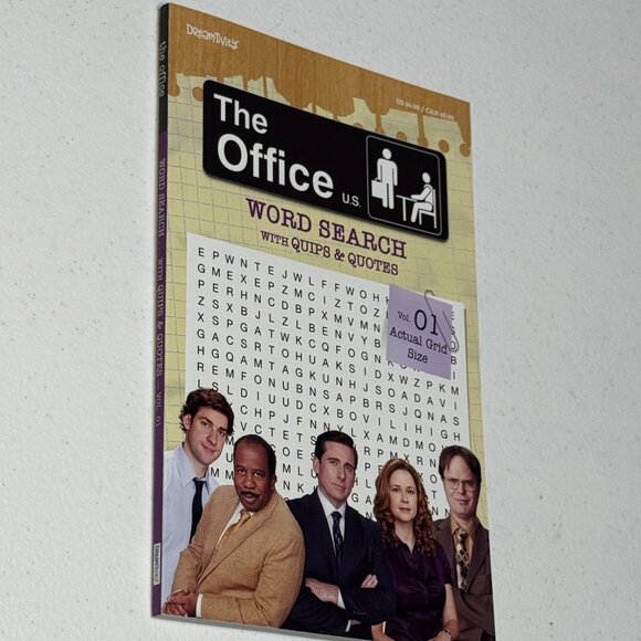 The Office Word Search Book Vol 01 Large Print Puzzles with Quotes - Picture 3 of 4